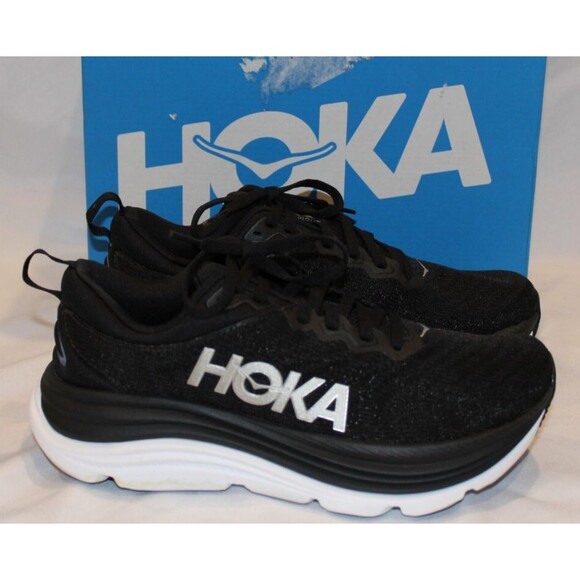 NEW Hoka One One Women's GRAVIOTA‎ 5 BWHT BLACK SZ 7 $175 - Picture 2 of 7